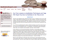 Desktop Screenshot of meditationexpert.com